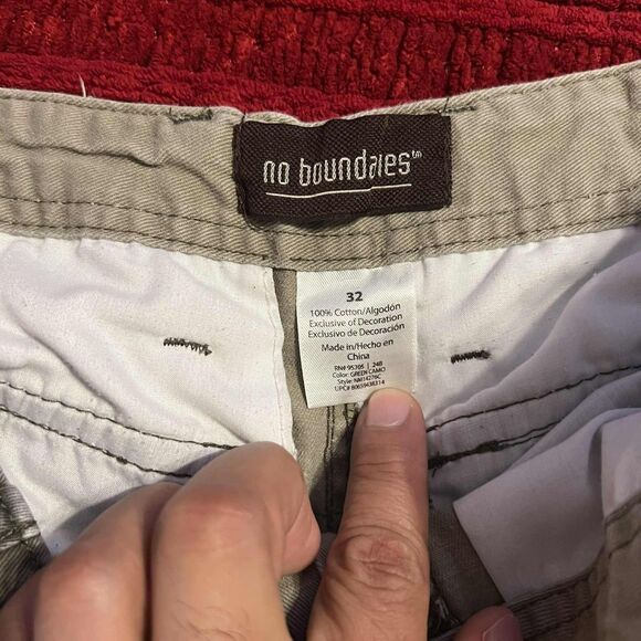 No Boundaries Cargo Shorts Camo Size 32 - Picture 3 of 6